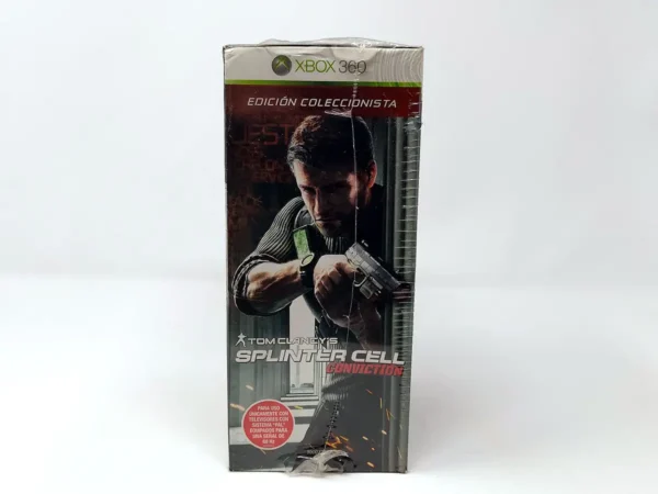 Interior del juego Tom Clancy's Splinter Cell: Conviction (Edición Coleccionista) (ESP) (Precintado) para XBOX 360 con disco y manual