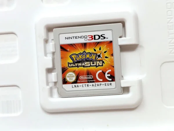 Lateral de la caja de Pokemon Ultra Sol (ESP) para Nintendo 3DS