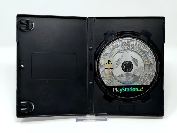 Interior del juego Minority Report: Everybody Runs (ESP) (Rebajado) para PlayStation 2 con disco y manual