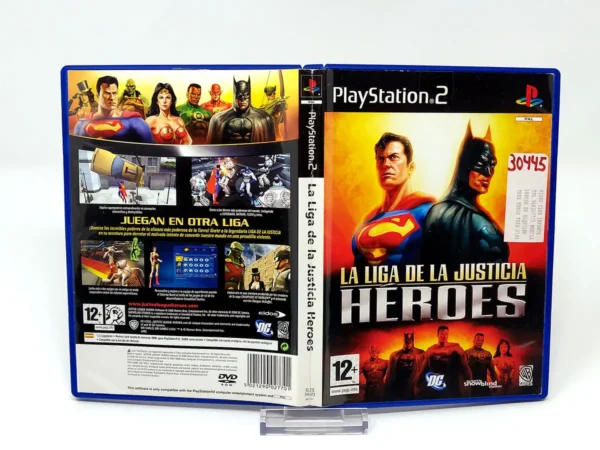 Justice League Heroes (ESP) (Carátula) (Rebajado) para PlayStation 2, edición PAL España, de segunda mano