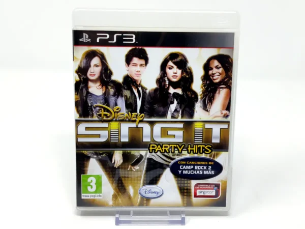Portada de Disney Sing It: Party Hits (ESP) para PlayStation 3, edición PAL España, de segunda mano