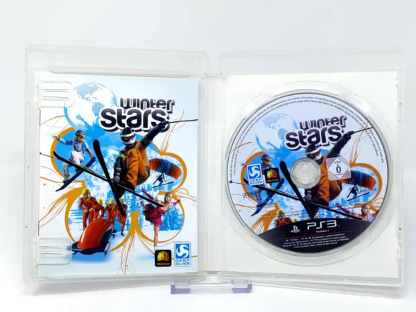 Interior del juego Winter Stars (ESP) (v1) para PlayStation 3 con disco y manual