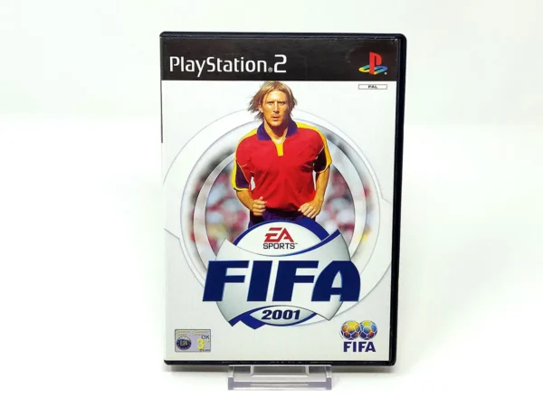 Portada de FIFA 2001 (ESP) para PlayStation 2, edición PAL España, de segunda mano