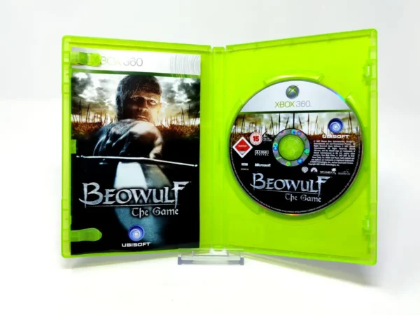 Interior del juego Beowulf: The Game (ESP) para XBOX 360 con disco y manual