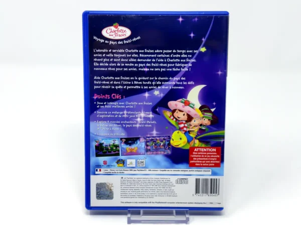 Parte trasera de Charlotte aux Fraises: Voyage au pays des fraisi-rêves (FRA) para PlayStation 2, edición PAL Francia