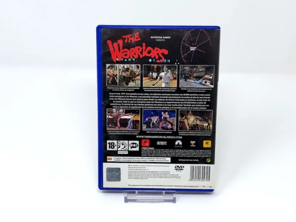 Parte trasera de The Warriors (ESP) para PlayStation 2, edición PAL España