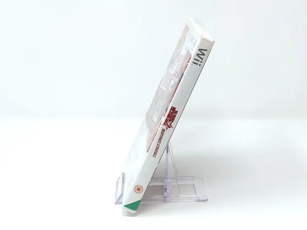 Lateral de la caja de No More Heroes 2: Desperate Struggle (UK) para Nintendo Wii
