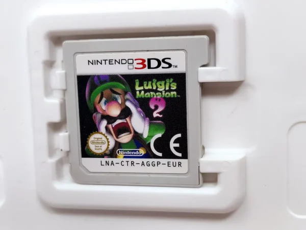Lateral de la caja de Luigi's Mansion 2 (ESP) para Nintendo 3DS
