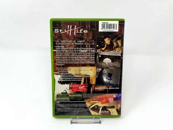 Parte trasera de Still Life (ESP) (Rebajado) para XBOX, edición PAL España