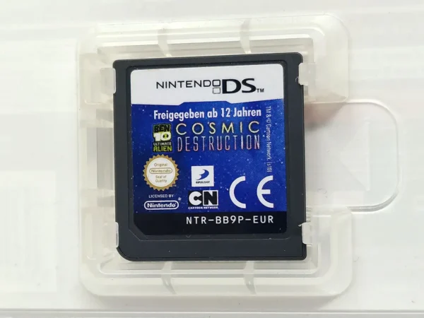 Lateral de la caja de Ben 10: Ultimate Alien - Cosmic Destruction (ESP) (Rebajado) para Nintendo DS