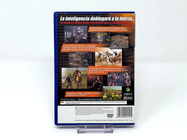 Parte trasera de Dynasty Tactics (ESP) (Rebajado) para PlayStation 2