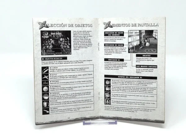 Tenchu: Fatal Shadows (ESP) (Manual) para PlayStation 2, edición PAL España, de segunda mano