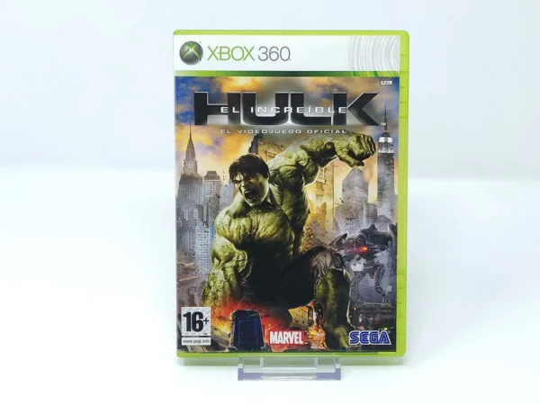 Portada de El Increíble Hulk (ESP) para XBOX 360, edición PAL España, de segunda mano