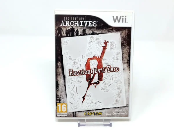 Portada de Resident Evil Archives: Resident Evil Zero (ESP) para Nintendo Wii, edición PAL España, de segunda mano