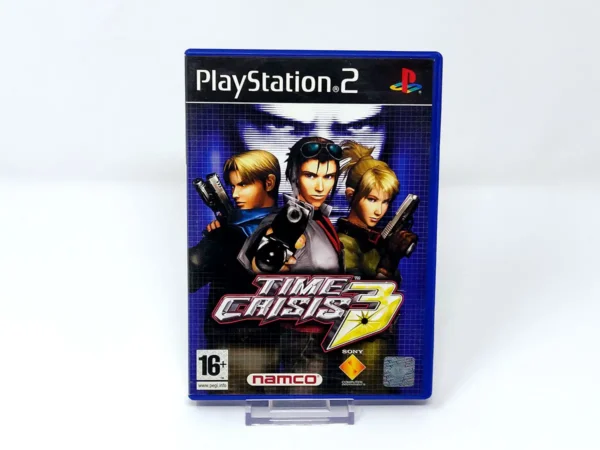 Portada de Time Crisis 3 (UK) para PlayStation 2, edición PAL UK, de segunda mano