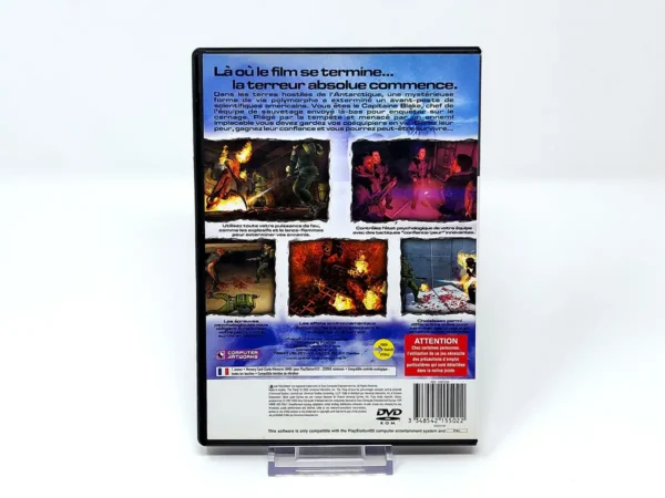 Parte trasera de The Thing (FRA) (Rebajado) para PlayStation 2, edición PAL Francia