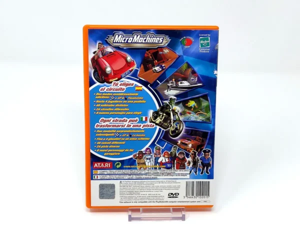 Parte trasera de Micro Machines (ESP) (Rebajado) para PlayStation 2, edición PAL España
