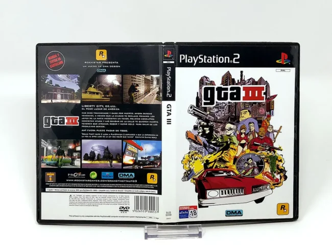 Grand Theft Auto III (ESP) (v1) (Carátula)