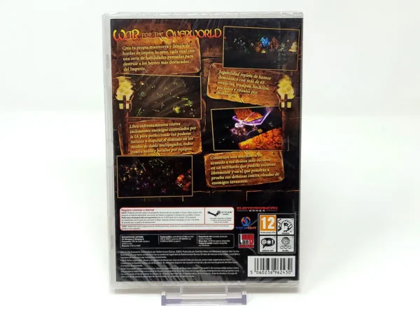 Parte trasera de War for the Overworld (ESP) (Precintado) para PC, edición PAL España