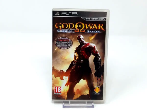 Portada de God of War: Ghost of Sparta (ESP) para PSP, edición PAL España, de segunda mano
