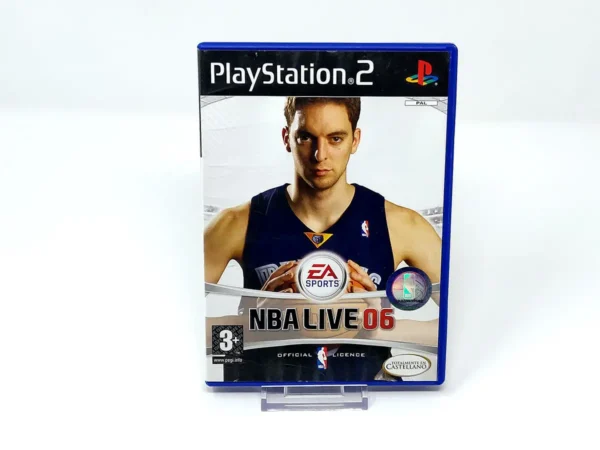 Portada de NBA Live 06 (ESP) para PlayStation 2, edición PAL España, de segunda mano