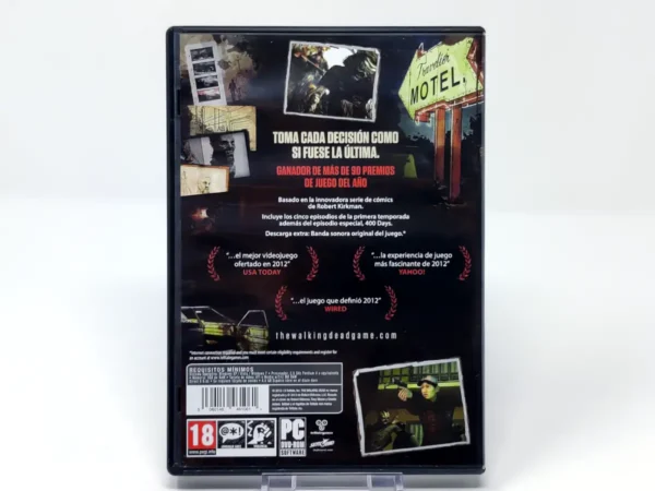 Parte trasera de The Walking Dead (GOTY) (ESP) para PC, edición PAL España