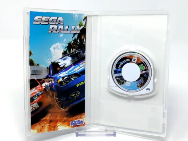Interior del juego Sega Rally (ESP) (Essentials) (Rebajado) para PSP con disco y manual