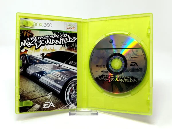 Interior del juego Need for Speed: Most Wanted (ESP) para XBOX 360 con disco y manual