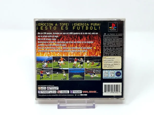 Parte trasera de Esto Es Futbol (ESP) (Rebajado) para PlayStation 1, edición PAL España