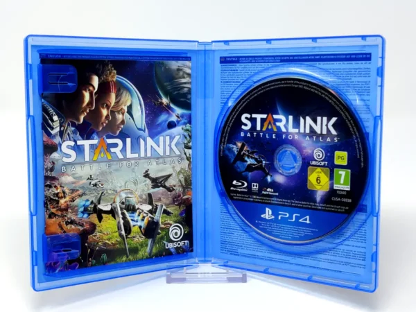 Interior del juego Starlink: Battle for Atlas (UK) para PlayStation 4 con disco y manual