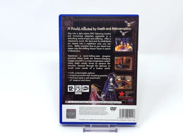 Parte trasera de Baroque (EUR) para PlayStation 2, edición PAL UK
