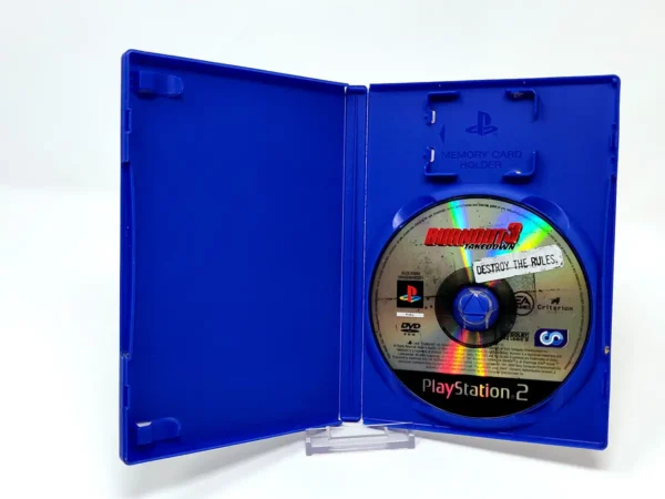 Interior del juego Burnout 3: Takedown (UK) (Rebajado) para PlayStation 2 con disco y manual