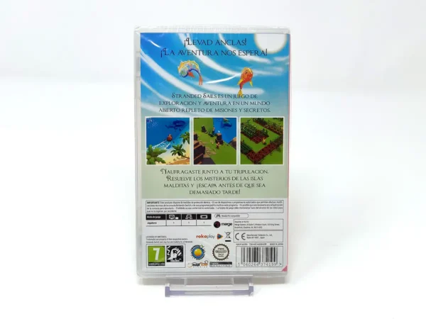 Parte trasera de Stranded Sails: Explorers of the Cursed Islands (ESP) (Precintado) para Nintendo Switch, edición PAL España