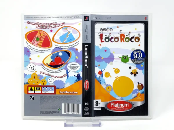 LocoRoco (ESP) (Platinum) (Carátula) para PSP, edición PAL España, de segunda mano