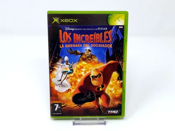 Portada de Los Increíbles: La Amenaza del Socavador (ESP) para XBOX, edición PAL España, de segunda mano