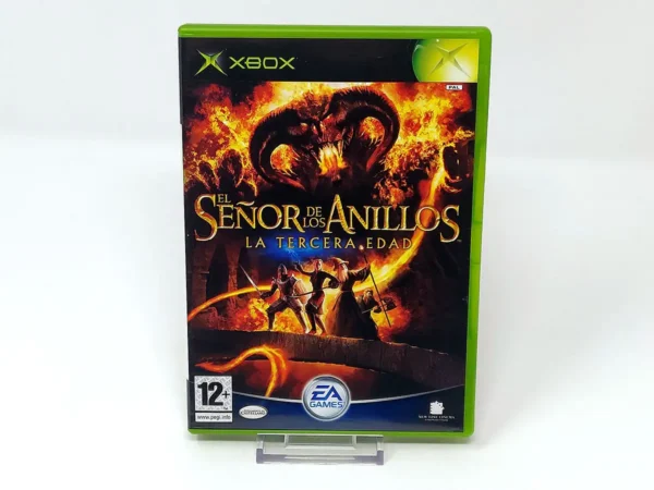 Portada de El Señor de los Anillos: La Tercera Edad (ESP) para XBOX, edición PAL España, de segunda mano