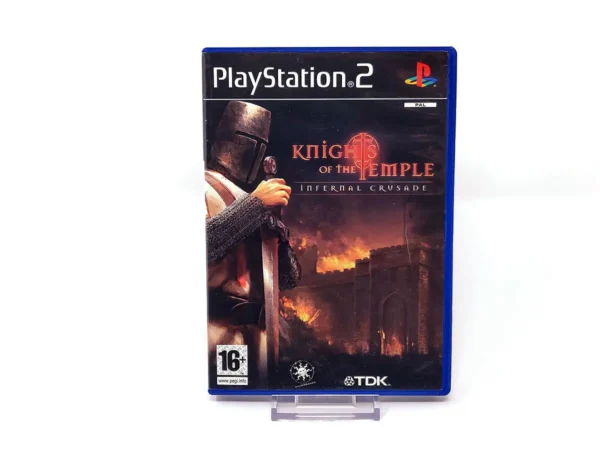 Portada de Knights of the Temple: Infernal Crusade (ESP) para PlayStation 2, edición PAL España, de segunda mano