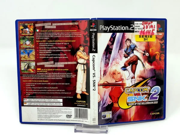 Capcom vs. SNK 2: Mark of the Millennium 2001 (ESP) (Carátula) (Rebajado) para PlayStation 2, edición PAL España, de segunda mano