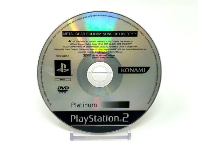 Metal Gear Solid 2: Sons of Liberty (ESP) (Platinum) (Disco)