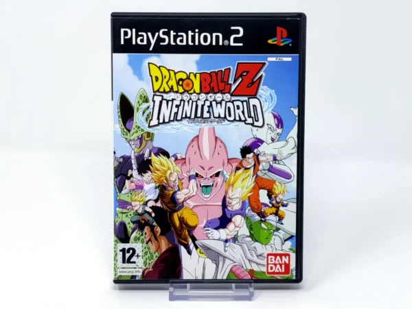 Portada de Dragon Ball Z: Infinite World (ESP) (Rebajado) para PlayStation 2, edición PAL España, de segunda mano