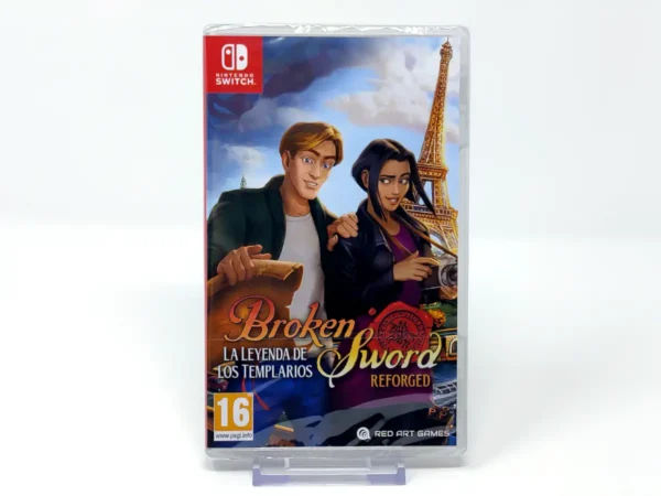 Portada de Broken Sword: La Leyenda de los Templarios: Reforged (ESP) (Precintado) para Nintendo Switch, edición PAL España, nuevo