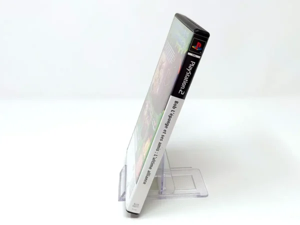 Lateral de la caja de Bob L'éponge et ses amis: L'ultime alliance (FRA) para PlayStation 2