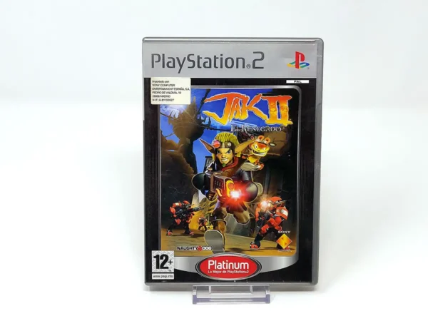 Portada de Jak II: El Renegado (ESP) (Platinum) para PlayStation 2, edición PAL España, de segunda mano