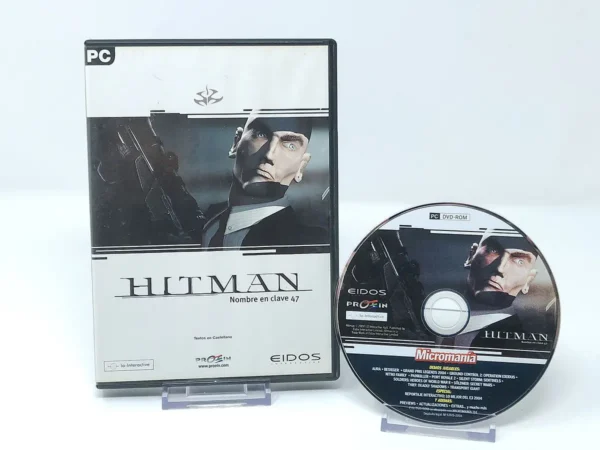 Lateral de la caja de Hitman: Nombre en Clave 47 (ESP) para PC