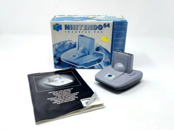 Nintendo 64 Oficial Transfer Pak (ESP) (Completo) (Rebajado) para Nintendo 64, edición PAL España, de segunda mano