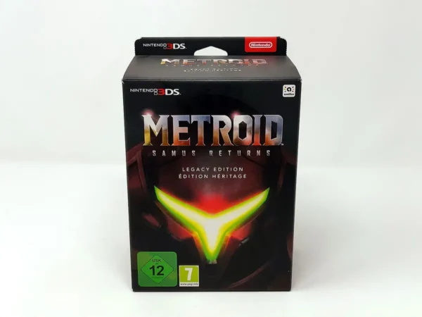 Portada de Metroid: Samus Returns (Legacy Edition) (EUR) (Precintado) para Nintendo 3DS, edición PAL EUR, de segunda mano