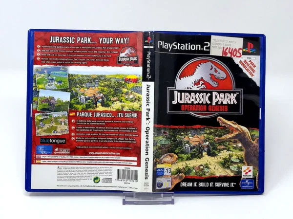 Jurassic Park: Operation Genesis (ESP) (Carátula) para PlayStation 2, edición PAL España, de segunda mano