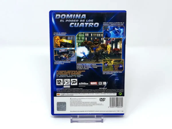 Parte trasera de Los 4 Fantásticos (ESP) (Rebajado) para PlayStation 2, edición PAL Francia