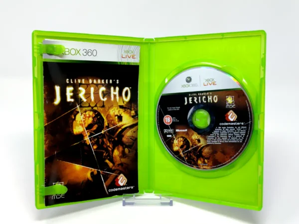 Interior del juego Clive Barker's Jericho (ESP) para XBOX 360 con disco y manual