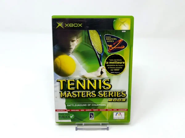 Portada de Tennis Masters Series 2003 (FRA) para XBOX, edición PAL Francia, de segunda mano
